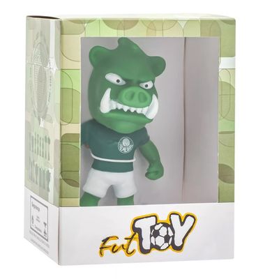 Boneco Mascote Palmeiras Porco Gobatto De Futebol Oficial Fut Toy Verdão Licenciado Modelo Articulado