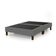 Base Box Madri Bipartido 1,58 X 1,98 Queen Size Klm Móveis Cinza