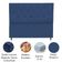 Cabeceira Cama Box Solteiro 90 Cm Geovana Suede azul Marinho