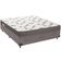 Cama Box Cinza E Colchão Light Espuma D33 Casal Ortobom