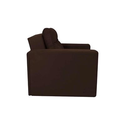 Sofá-Cama Solteiro Marisol Suede Marrom