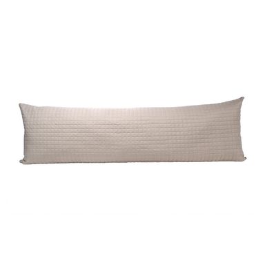 Porta Travesseiro Poliester Abraço Plaza 50cmx150cm Lavive Bege