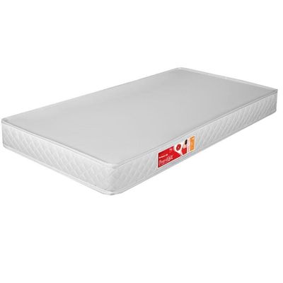 Beliche Infantil Com Cama Auxiliar Mdf Reforçado Cor Branco Vira 2 Camas Com 3 Colchões Inclusos
