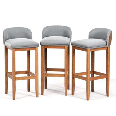 Kit 3 Banquinho Cozinha Sala Jantar Banqueta Ilha Balcão Barzinho Area Gourmet Decoração Luxo Retro