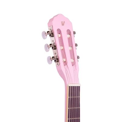 Violão Infantil Náilon Winner 34 Acústico Rosa - VL0318