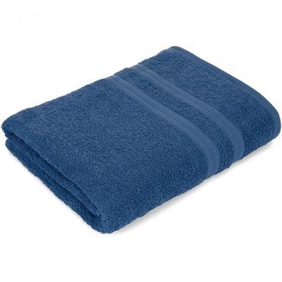Jogo De Toalhas Gigante Itália Soft 2 Banhão + 2 Rosto + 2 Tapete Luxo 100% Algodão Azul