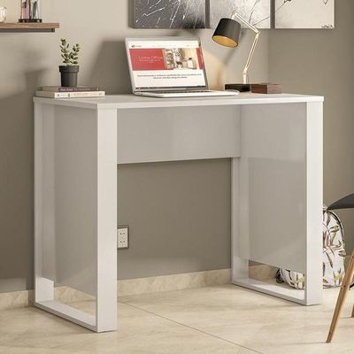 Mesa Para Computador Office Morada Branco Demóbile Branco