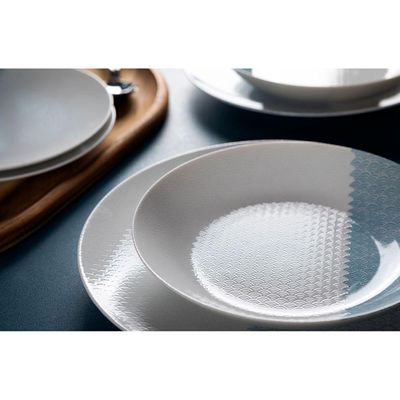 Prato Fundo Tramontina Aquarius Em Porcelana Decorada 22 Cm