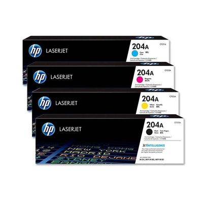 Kit De Toner Hp 204a Cf510a Cf511a Cf512a Cf513a Original Hp