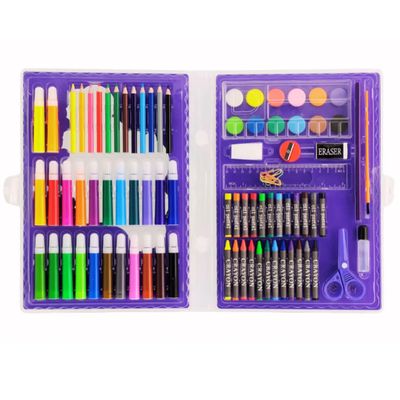 Estojo Maleta Pintura Unicórnios 86 Peças Arts Grupo Magic