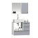 Conjunto Gabinete Polo 60cm Branco Cinza