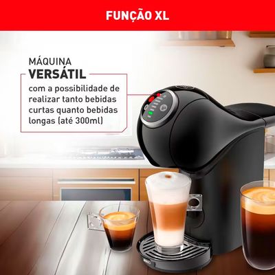Máquina de Café Arno Nescafé Dolce Gusto Genio S Plus DGS2 Multi bebidas Digital e Automática Preto / 110V