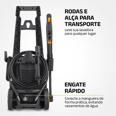 Lavadora de Alta Pressão Aqua Power II Mondial 1500W - LAP-02-GY 127V