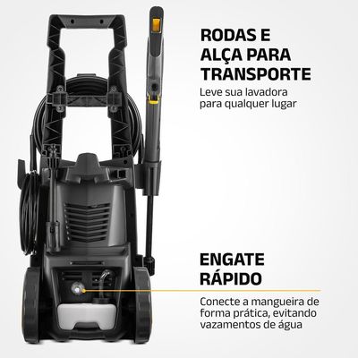 Lavadora de Alta Pressão Aqua Power III Mondial 1800W - LAP-03-GY 220V