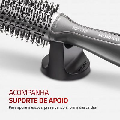 Escova Secadora Space Shine Mondial Grafite 1300W ES-20 BIV
