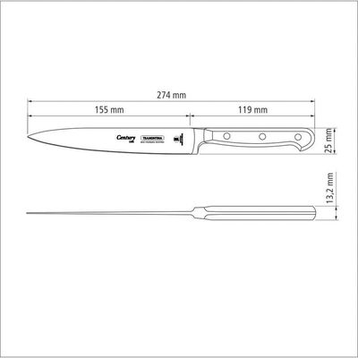 Faca Utility Tramontina Century Inox Cabo Policarbonato 6 Tramontina