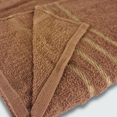 Jogo De Toalha 4 Peças Coleção Montreal 100% Algodão Marrom