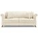 Sofa 3 Lugares Retro Polo 200cm Com Almofada Linho Natural Ezz Natural