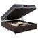 Cama Box Baú Casal + Colchão Ortopédico Resistente Pró D28 Prime Colchões 138x188x60 Marrom