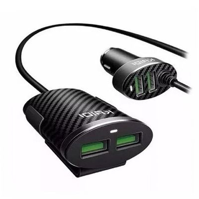 Carregador Extensivo Carro Automotivo Veicular 4 Usb Turbo