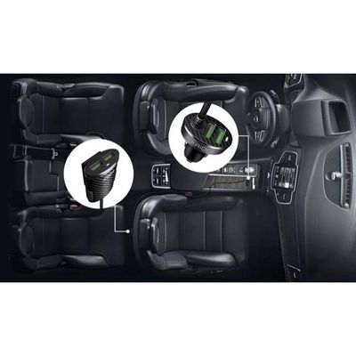 Carregador Extensivo Carro Automotivo Veicular 4 Usb Turbo
