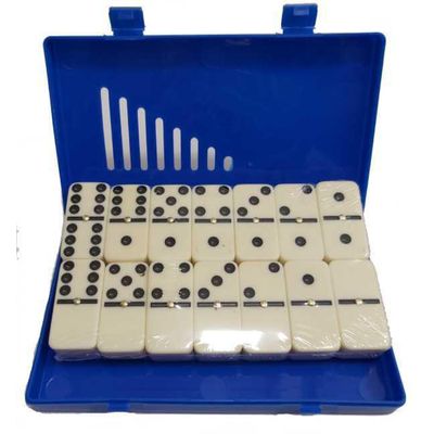 Jogo De Domino Profissional Com Estojo Rígido  28 Peças