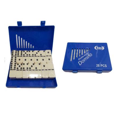 Jogo De Domino Profissional Com Estojo Rígido  28 Peças