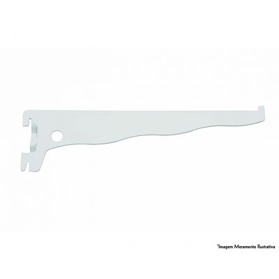 Suporte Trilho Branco 30Cm 8511030