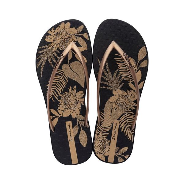 Sandália Ipanema Easy Print Preto e Dourado 33/34 Sandália Ipanema Easy Print Preto e Dourado 33/34