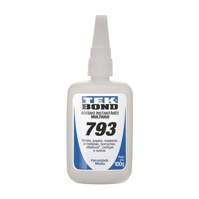 Colas Adesiva Instantânea Tek Bond 793 100G