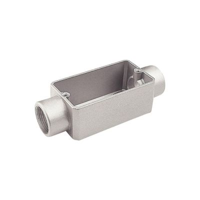 Condulete fixo 1/2" tipo "C" - sem tampa / rosca BSP / sem pintura
