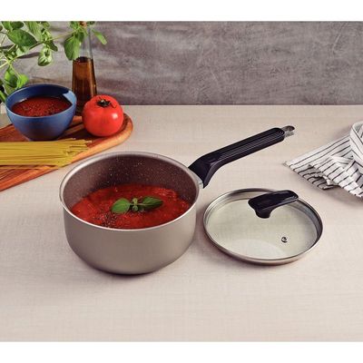 Panela Tramontina Milazzo Starflon Max Amêndoa 16cm Antiaderente Tramontina