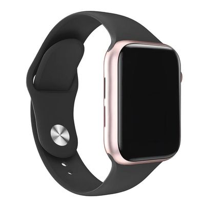 Relógio Inteligente Smartwatch W34s Rosê Gold Troca Pulseira Ligações Monitor Cardíaco