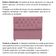 Cabeceira Solteiro Cama Box Estofada 90 Cm Suede Bela rosê