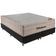 Cama Box Preto E Colchão Airtech Springpocket Molas Ensacadas Queen Ortobom