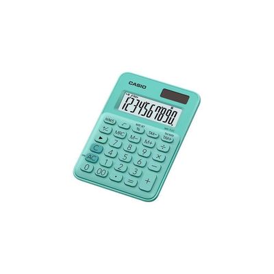 Calculadora De Mesa 10 Dígitos Verde