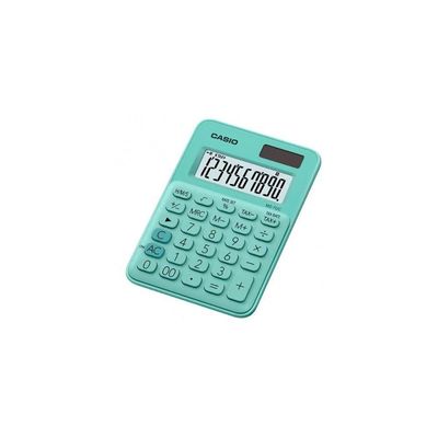 Calculadora De Mesa 10 Dígitos Verde