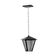 Luminária Romana de Teto Alumínio Fundido Preto 31cm