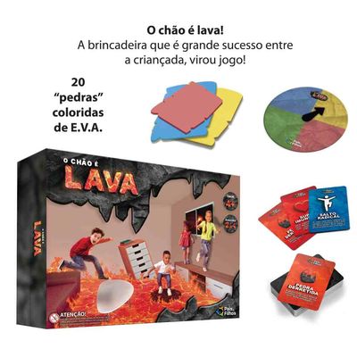 Jogo O Chão É Lava - Pais e Filhos