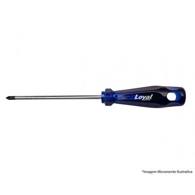Chave Phillips Loyal P.Magn Acetato Azul Cv E 3/8X 6