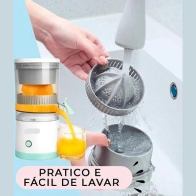 Espremedor Laranja Frutas Citricas Portátil Recarregável