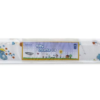 Colchão Herval Baby Encanto Espuma D18 10x70x150cm Branco