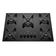 Cooktop 5 Bocas a Gás Dako Supreme com Queimador Tripla Chama e Mesa de Vidro Temperado Preto Bivolt