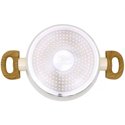 Caçarola Panela Fundo Triplo Indução Antiaderente 20cm Mimo