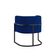 Kit 04 Cadeiras Poltrona Lua Preto Balaqui Azul Marinho