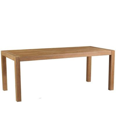 Mesa Sala de Jantar Cozinha Dumai 190cm Madeira Maciça Acácia Escovado - Gran Belo