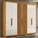 Guarda Roupa Grande com Ripado 260x230cm Araguaia Moval Freijó Off White