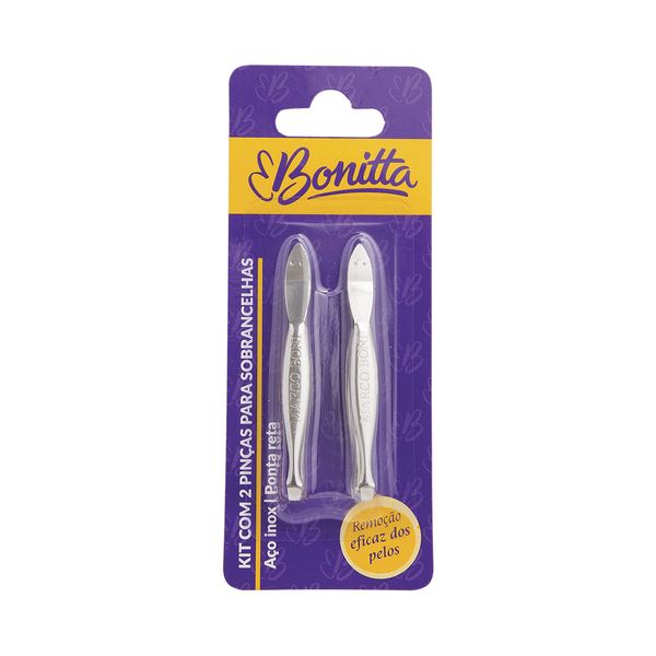 Kit Pinça Bonitta com 2 Unidades Kit Pinça Bonitta com 2 Unidades