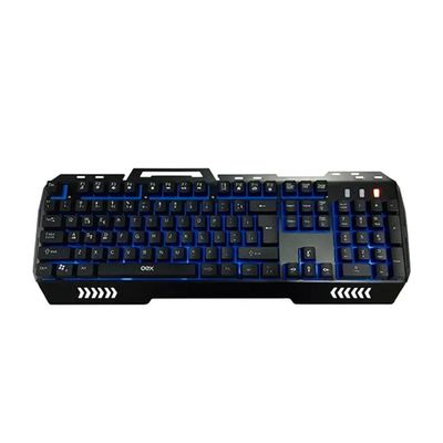 Teclado Usb Multimidia Gamer Led Tc204 Preto Oex