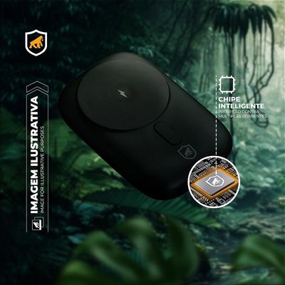 Carregador portátil wireless 2 em 1 magsafe survivor